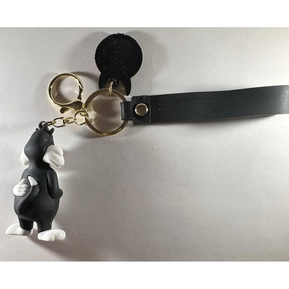Bugs Bunny Looney Tunes Themed 3D Rubber Keychain/Bag Charm Wrist Strap
